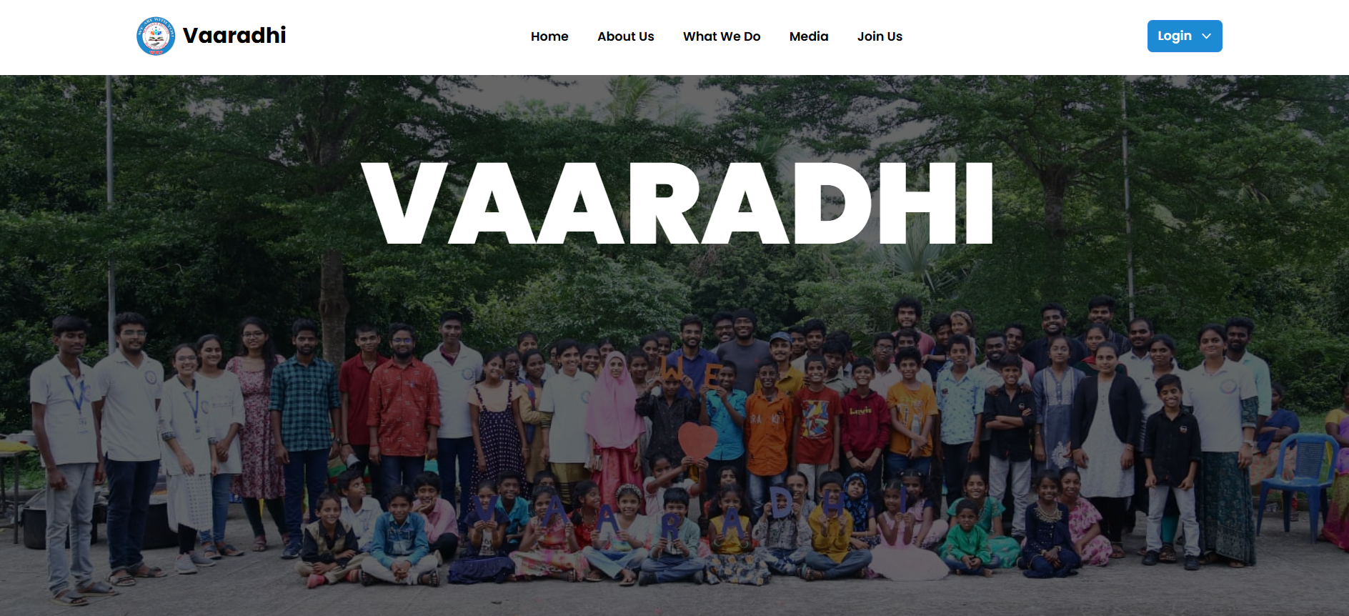 Vaaradhi Portal project screenshot